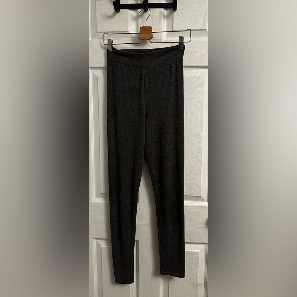 PLT Charcoal High-Waist Leggings